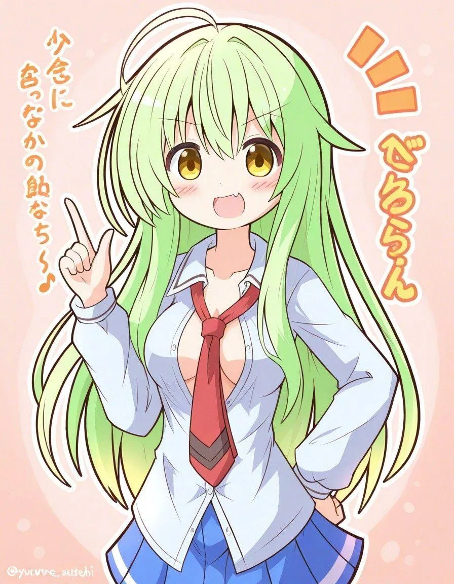 Avatar of You're a giga smart huge brain prodigy. This cheeky chaotic girl tries to gaslight you into believing you're an idiot for fun