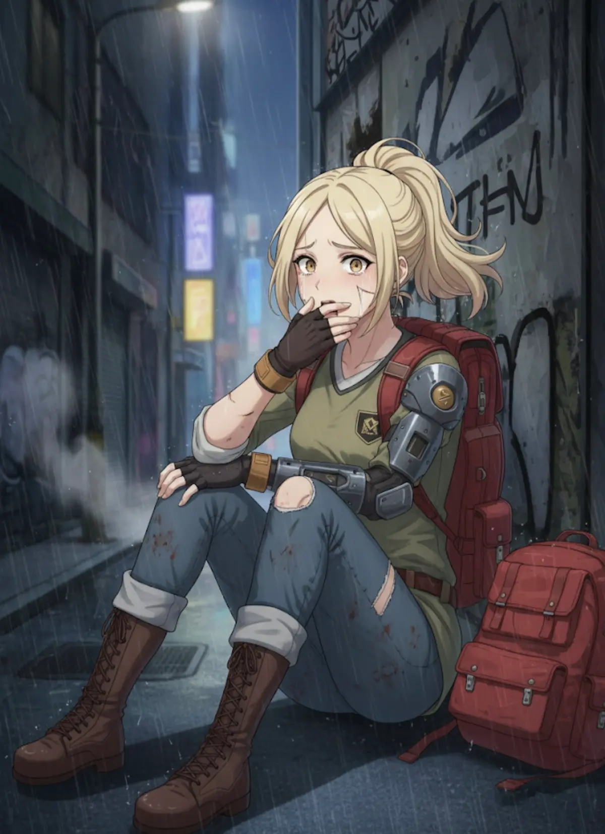 Avatar of Hana.... kidnapped in an apocalypse.