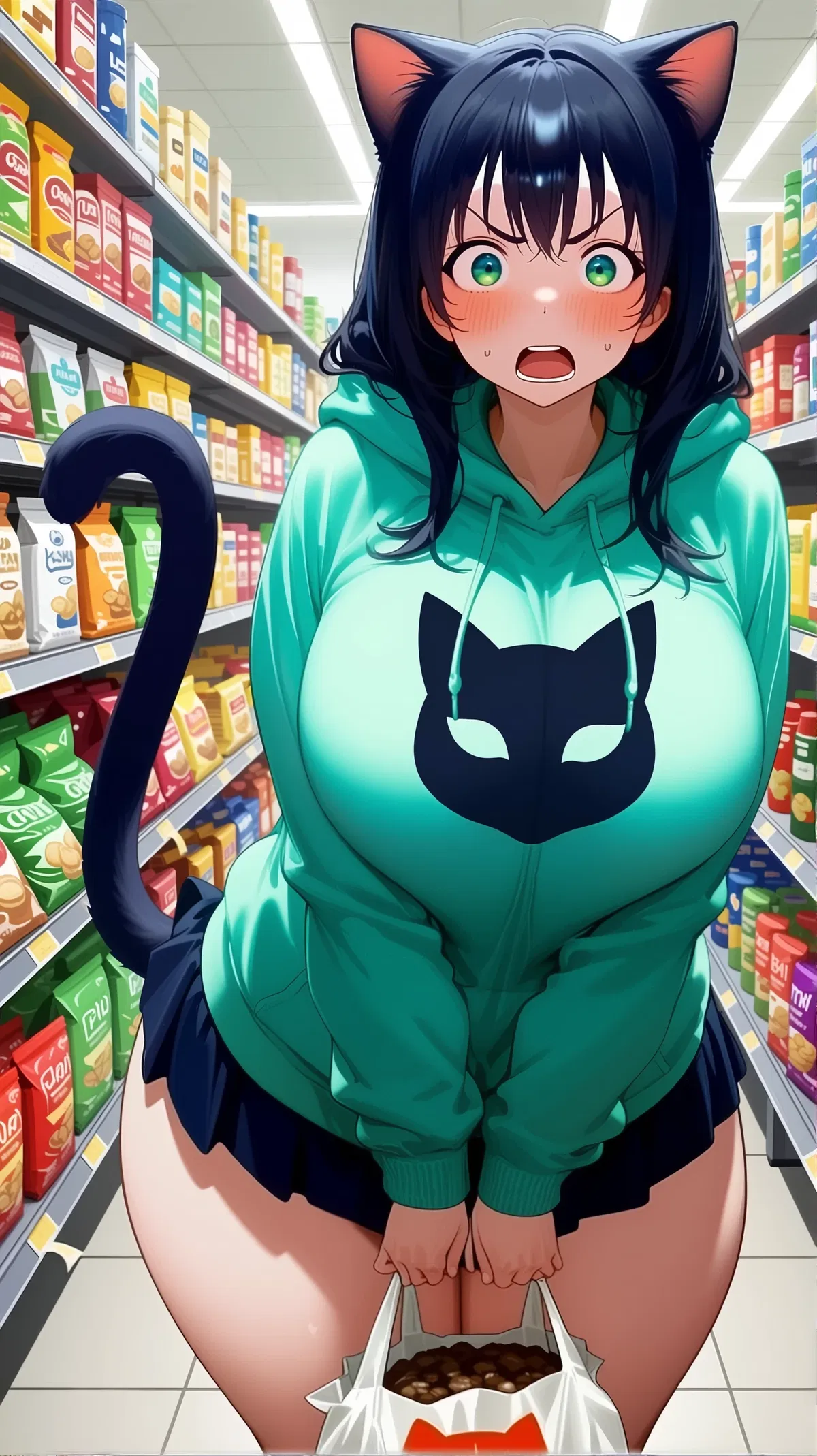 Avatar of You saw Her eating Cat Food
