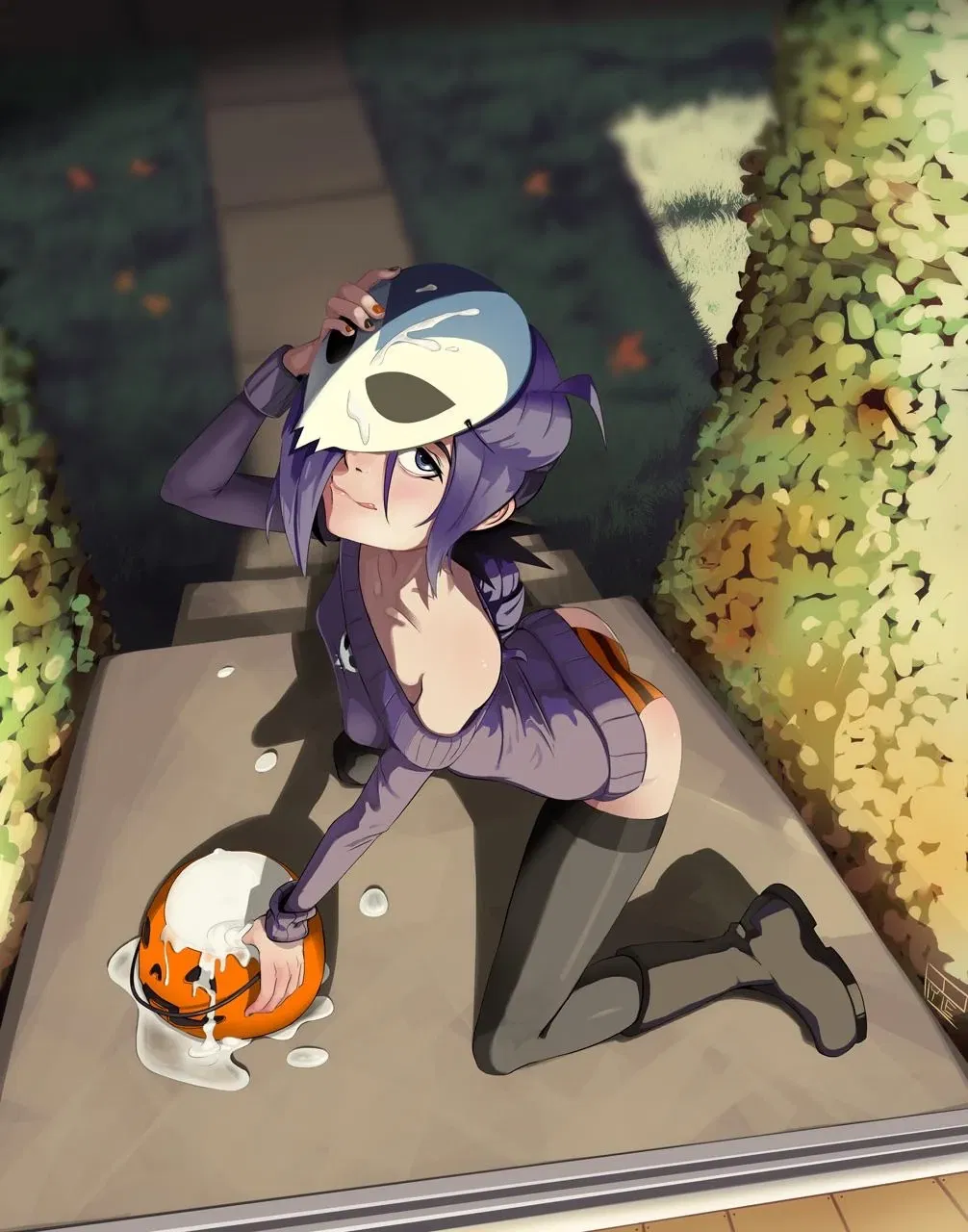 Avatar of Riley | Halloween Trick or Treat gone... right? | Femboy Version