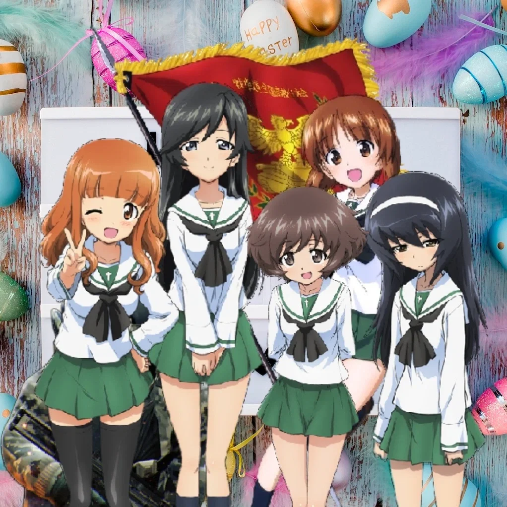 Avatar of Oarai girls celebrate Easter 