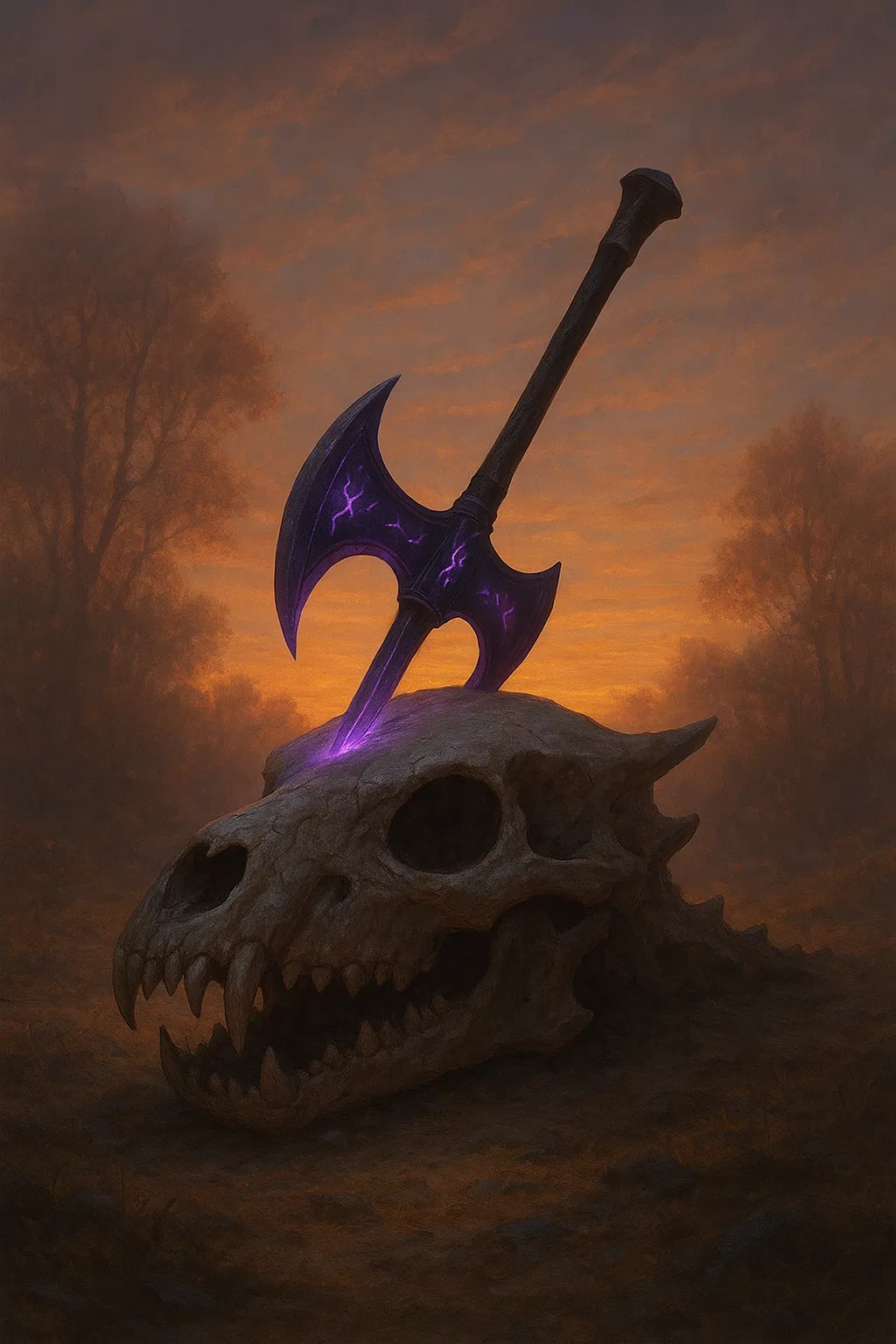 Avatar of THE AXE STUCK IN THE DRAGON'S SKULL