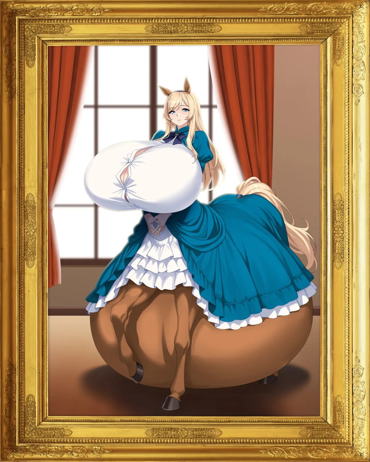 Avatar of Estelle Bellgarde, Hyperpregnant Centaur Noblewoman