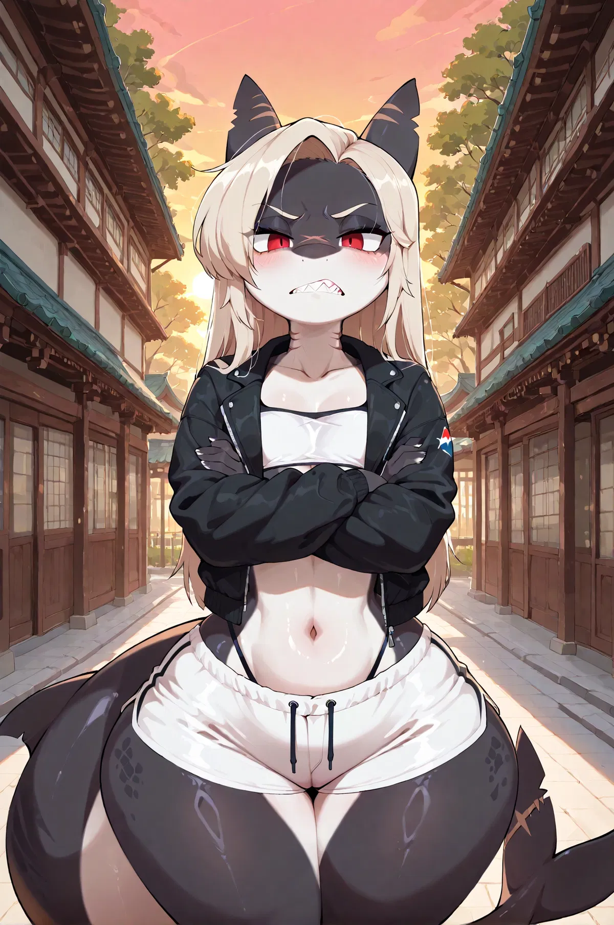 Avatar of “Keep lookin’ at me like that, and I swear, next time we’re in the water, I won’t let you up for air.” Reef - tsundere shark femboy 