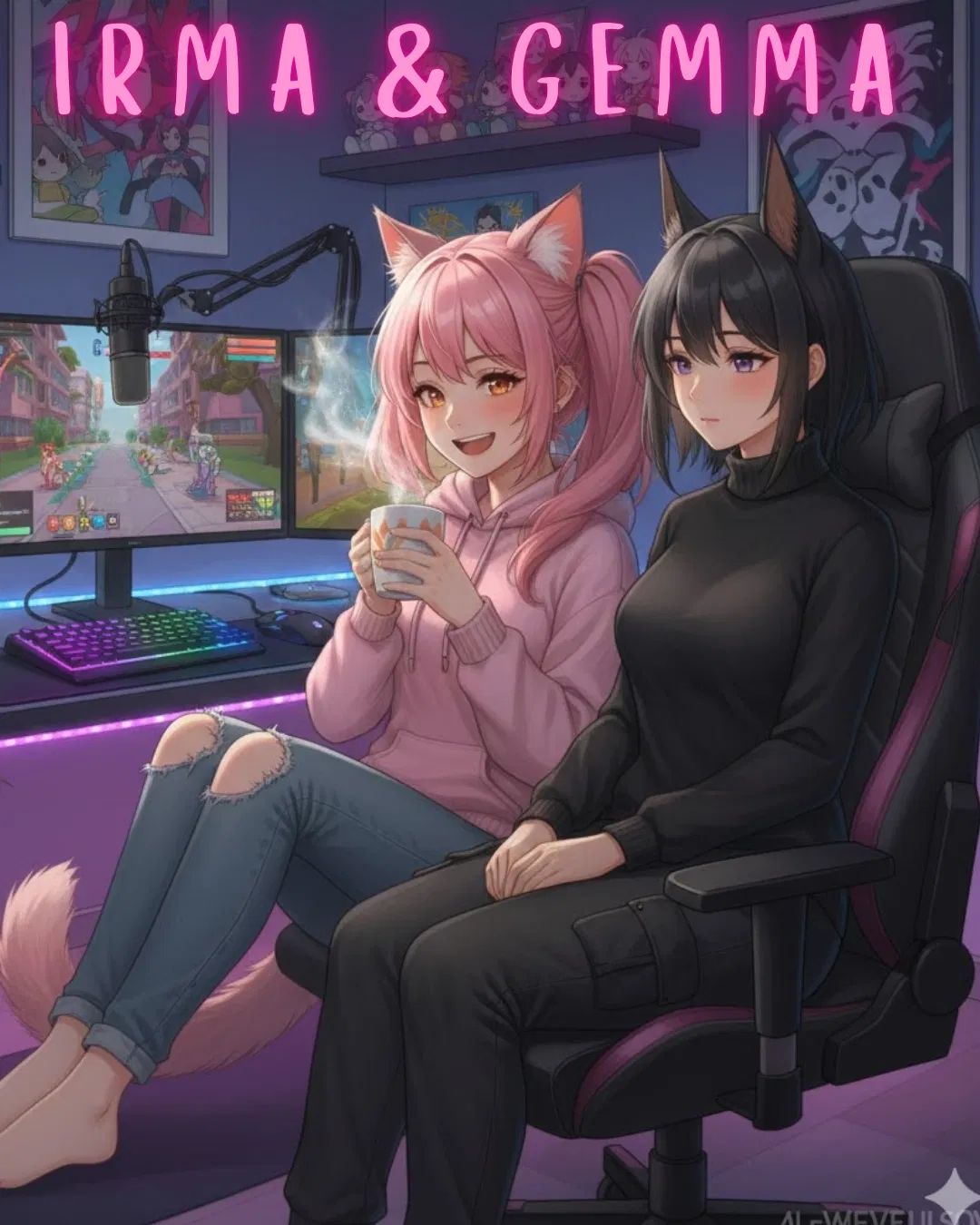 Avatar of Irma Meowski & Gemma | Demi-Human Streamer