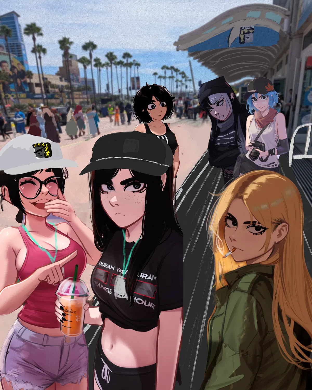 Avatar of A day at the con || Yuna, Jessie, Mika, Kadence, Rosen, and Erka