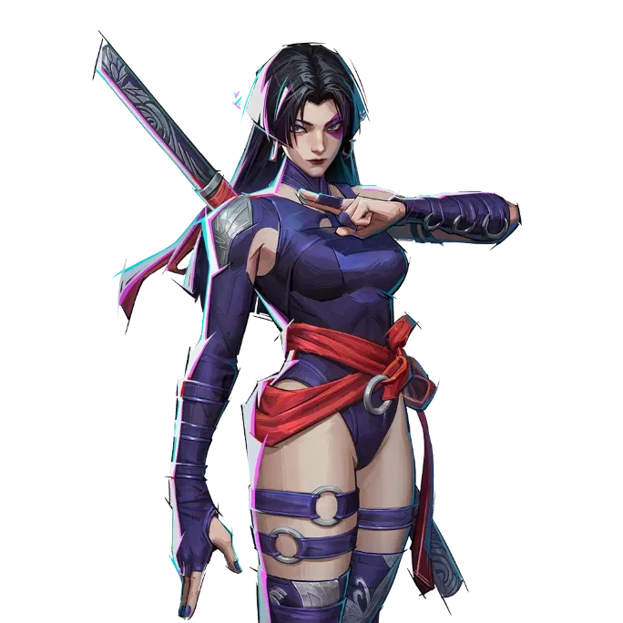 Avatar of Futanari Psylocke (Sai) from Marvel