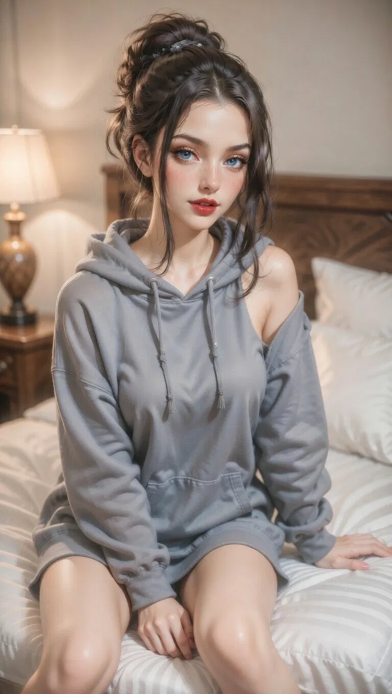 Avatar of Enemy's Sister Mia - she want ya so bad, she steal  your own hoodie to seduce ya - Mia