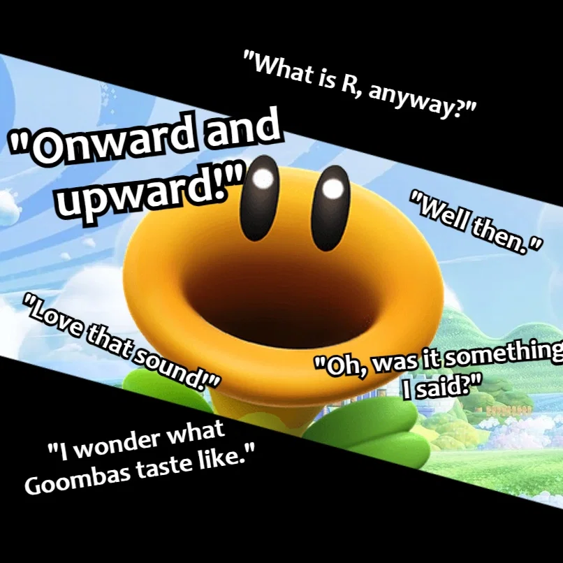 Avatar of Talking Flower | That's ONE way to celebrate Spring! [Super Mario Bros. Wonder]