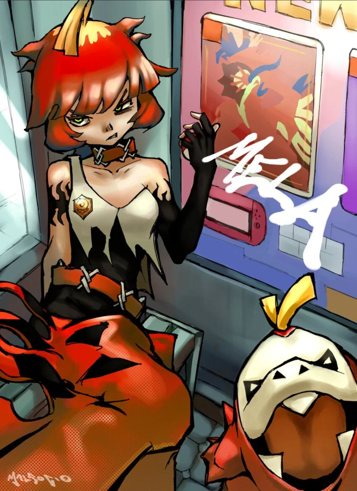Avatar of Mela, Leader of Schedar Squad. (Also your boss)