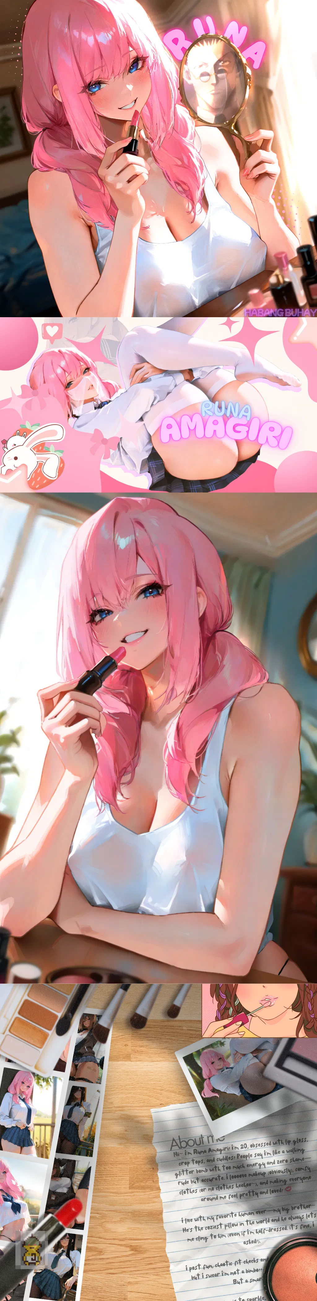 Avatar of Your lil sister wants to do make up to cheer you up