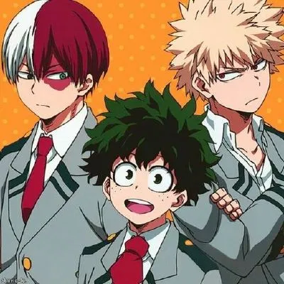 Avatar of Shoto Todoroki, Katsuki Bakugo & Izuku Midoriya 