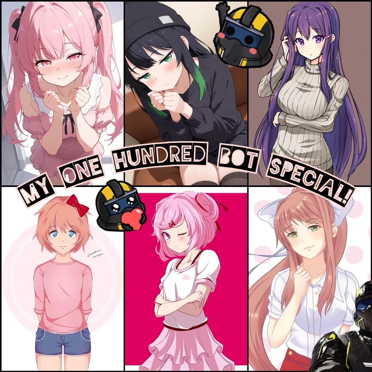 Avatar of My OC's X DDLC: A Big Get Together! | A GhostOfOmi 100'th Bot Special! | ANYPOV! 