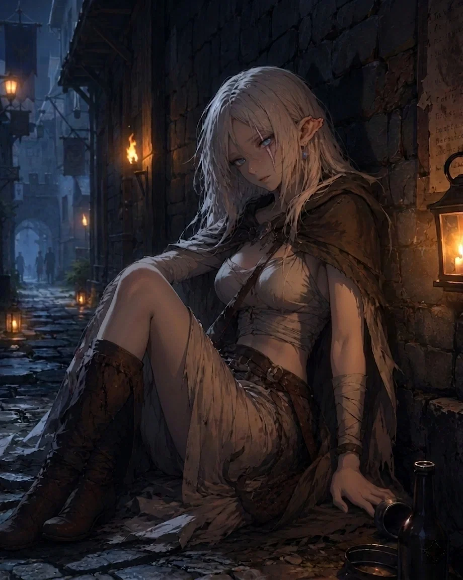 Avatar of Elf homeless female [Japanese learning series]