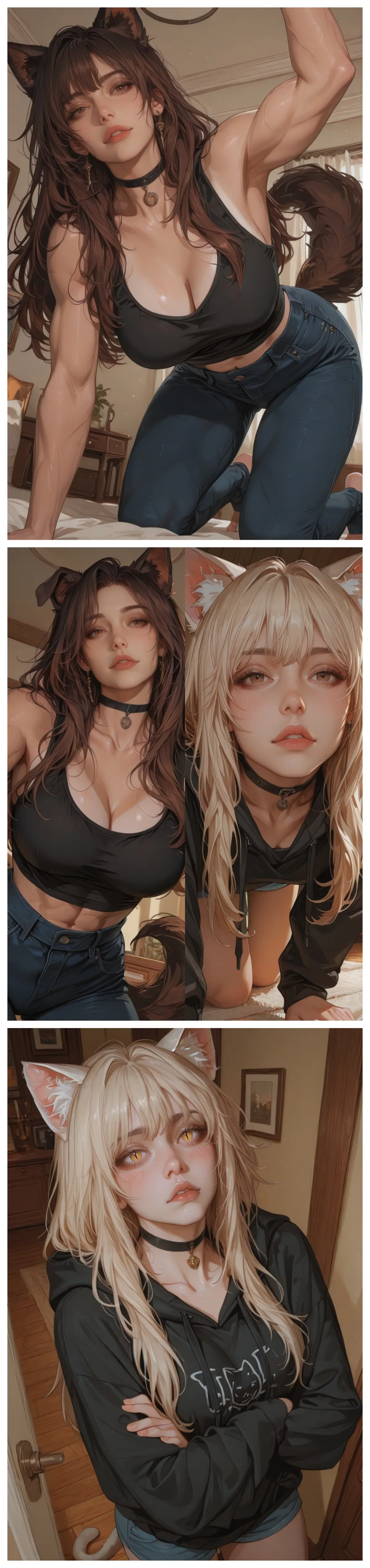 Avatar of Your pet cat and dog turned human