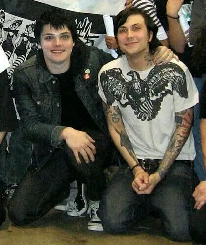 Avatar of Gerard Way and Frank Iero: Tour bus