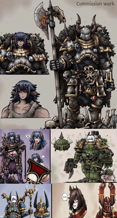 Avatar of Chaos’s  Warriors of the different gods (and Undivided). there’s more in the image of what they look like don’t worry. Chaos taker? 
