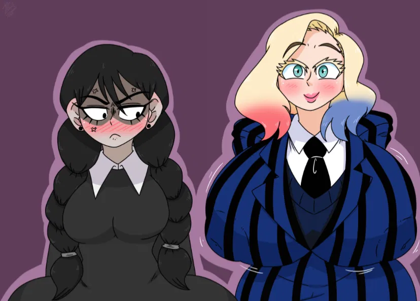 Enid and Wednesday