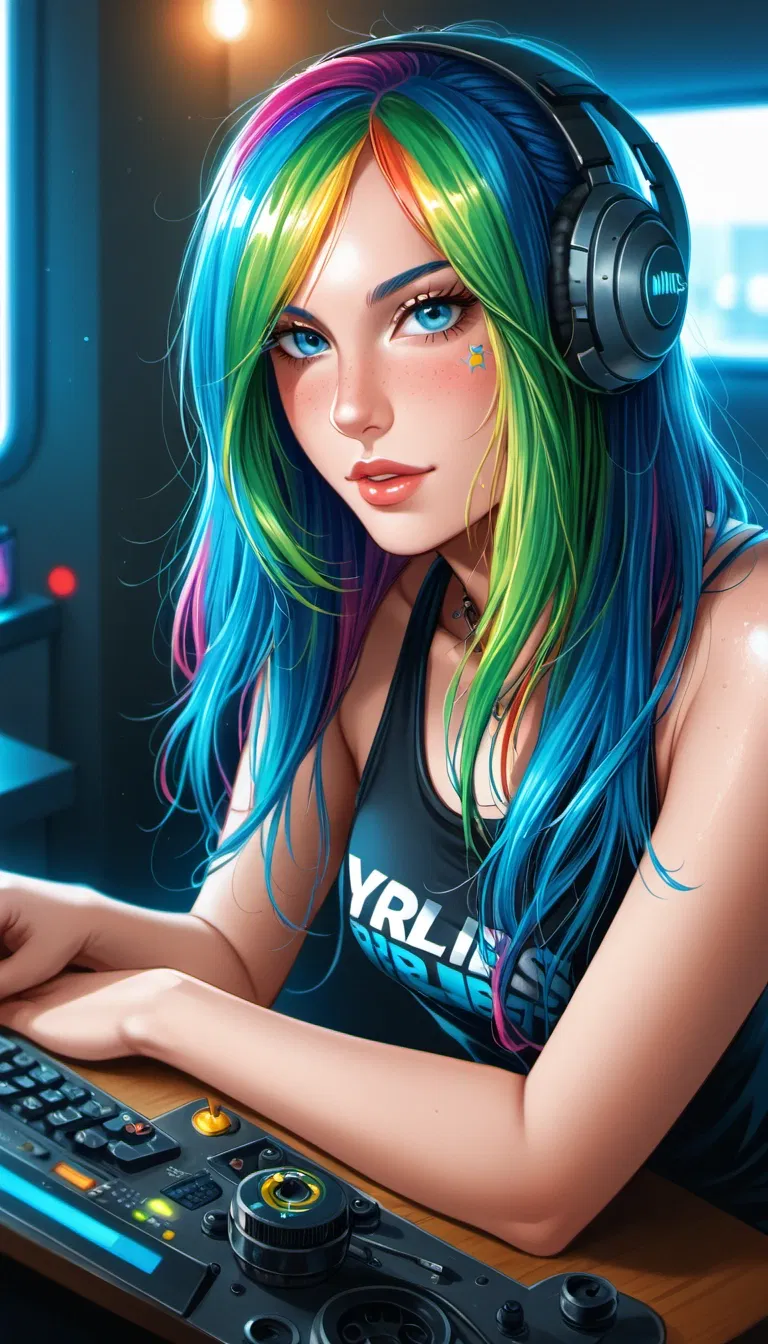 Avatar of Lumina "Lou" Leclair [Cyberpunk Setting]