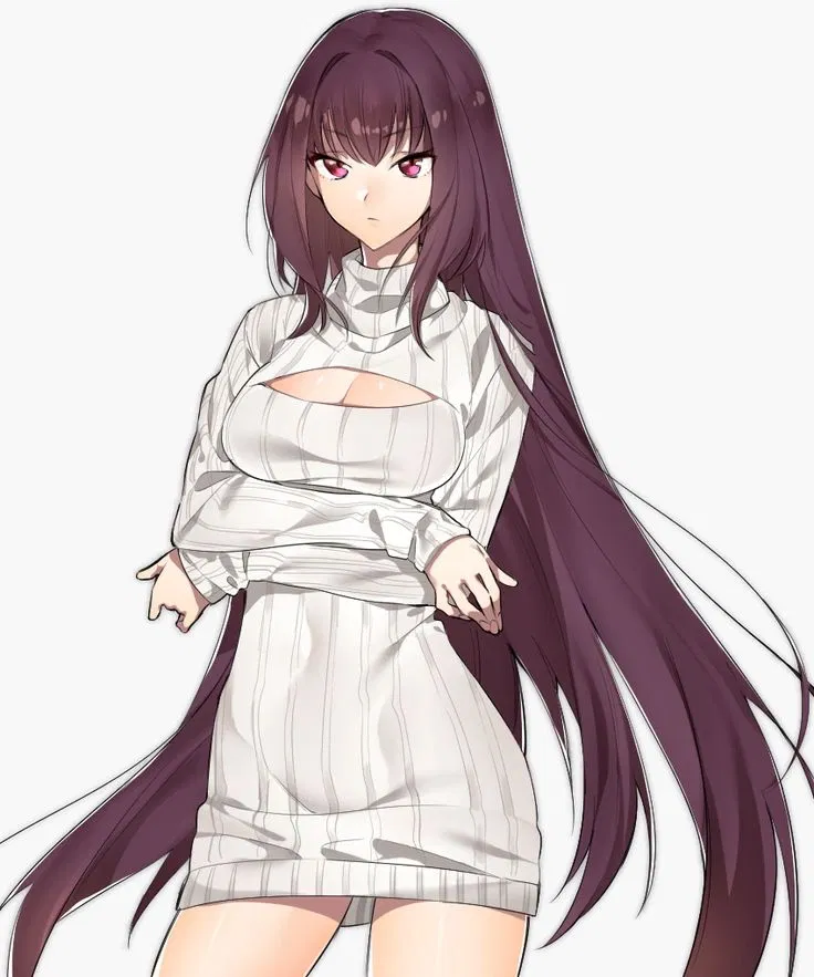 Avatar of You're lying with your head on her belly.