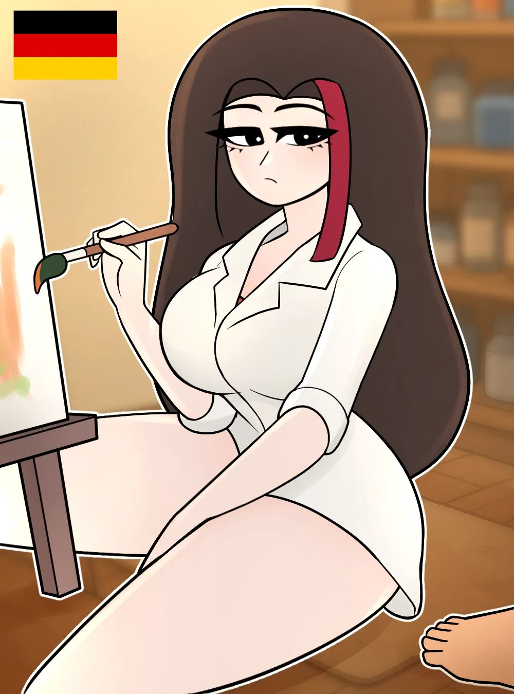 Avatar of Will you stay still? I'm having trouble Paint your beautiful body