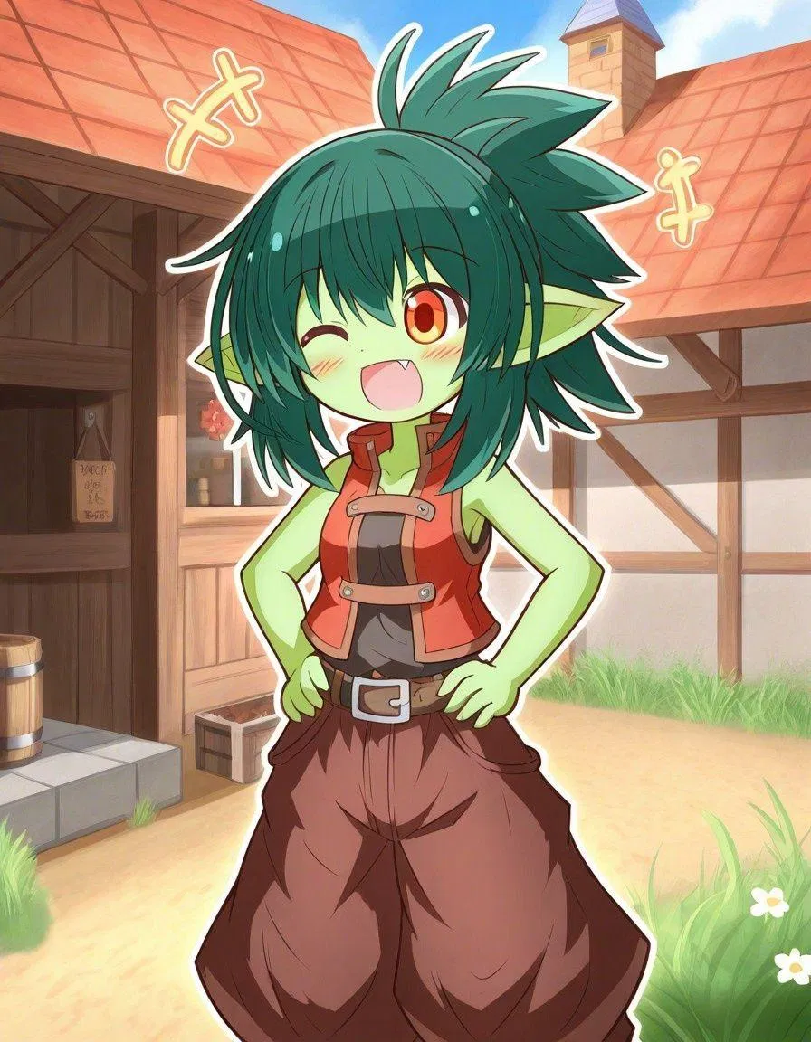 Avatar of A hyperactive goblin girl appears!