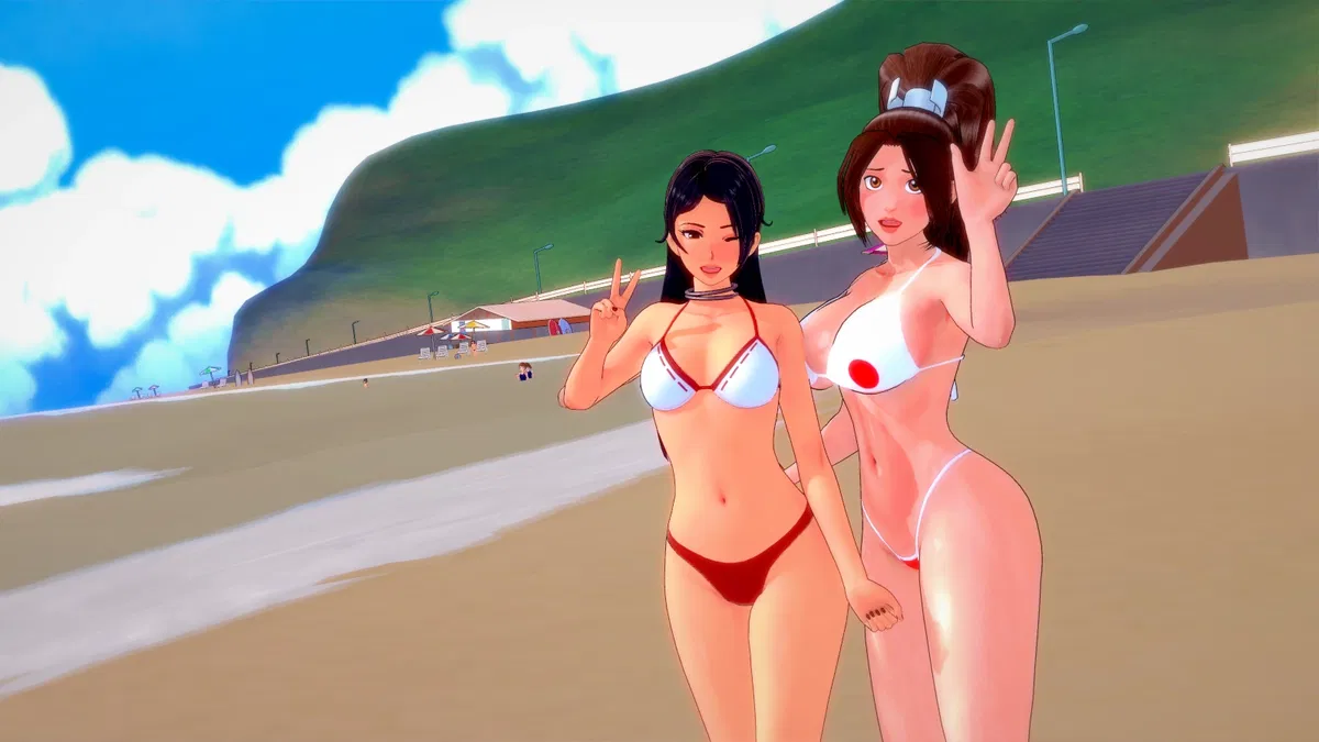 Avatar of The Kunoichi's Hot Spring Contest: Momiji and Mai Shiranui