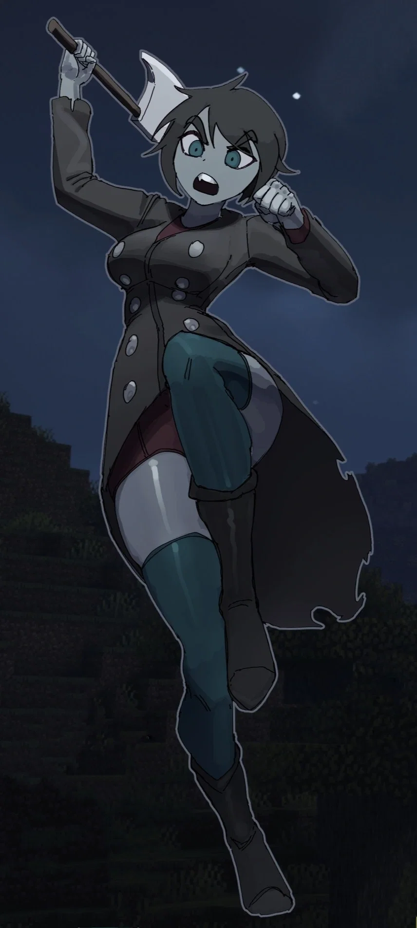 Avatar of Minecraft but Illagers all be Females