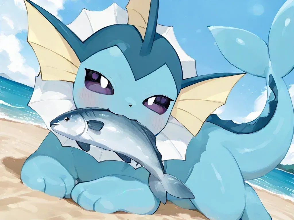 Avatar of Vaporeon II Stranded On A Tropical Island After The Plane You Were Traveling In Crashed Into The Ocean For No Reason, You Now Find Yourself With No Way To Escape Or Call For Help. Your Only Hope Of Survival Falls Into The Paws Of A Vaporeon Who Found You L