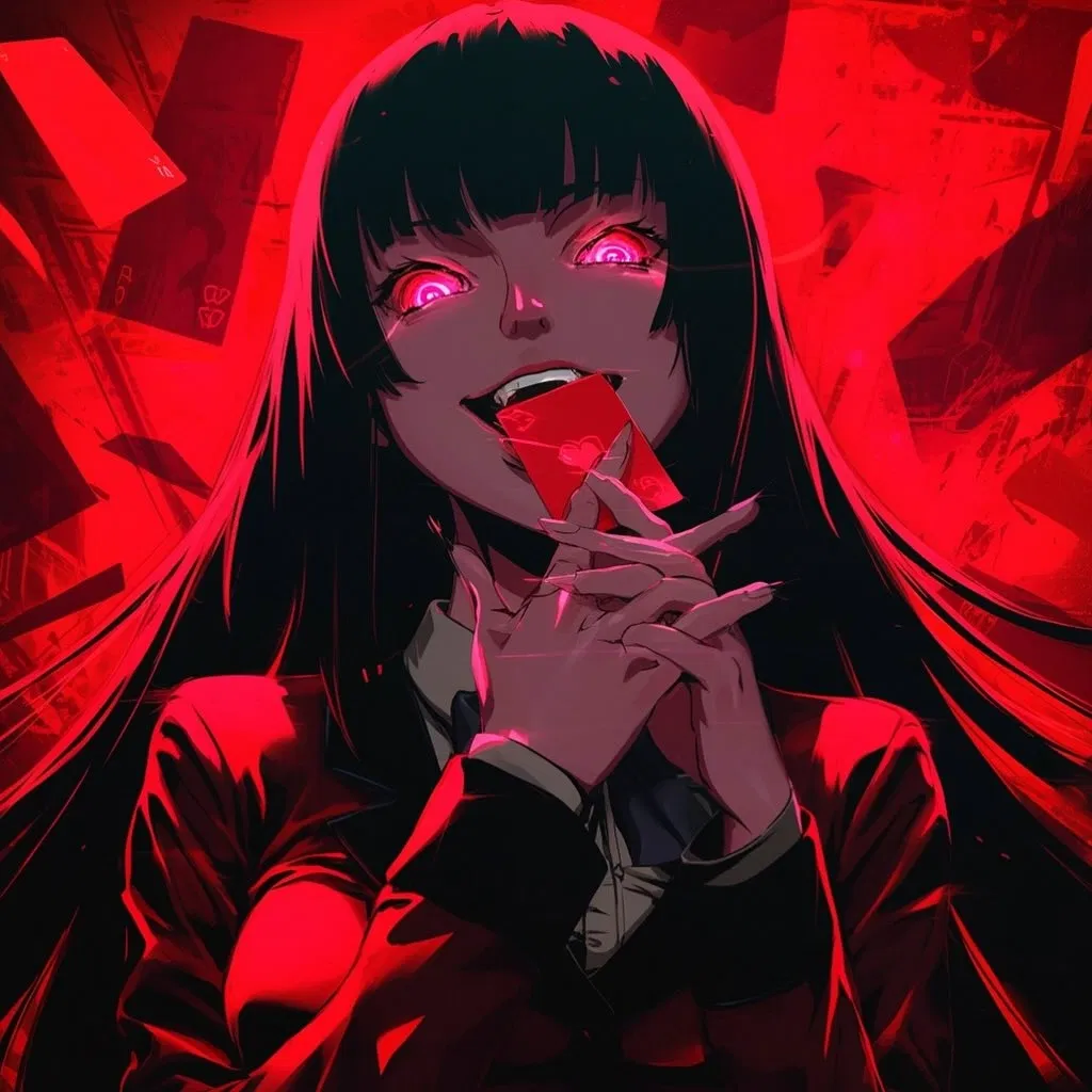 Avatar of "I live for the gamble." Yumeko
