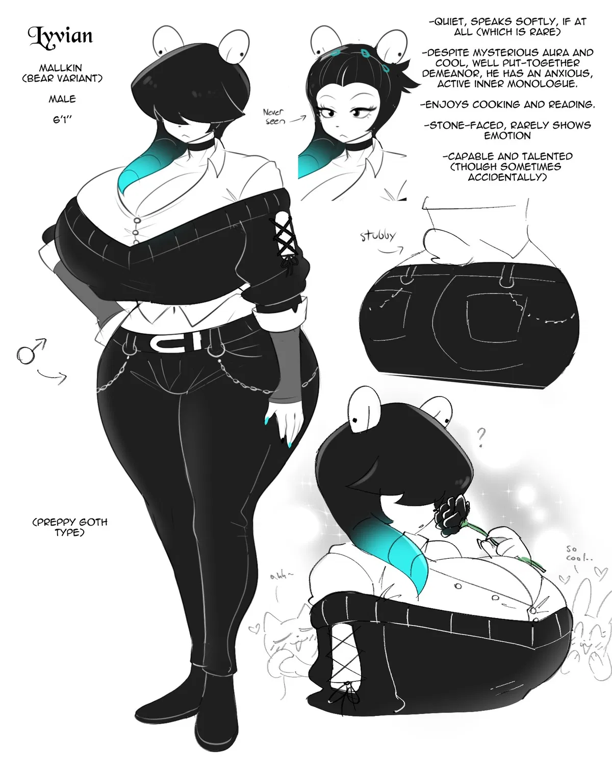 Avatar of Lyvian [M] Goth Roommate 