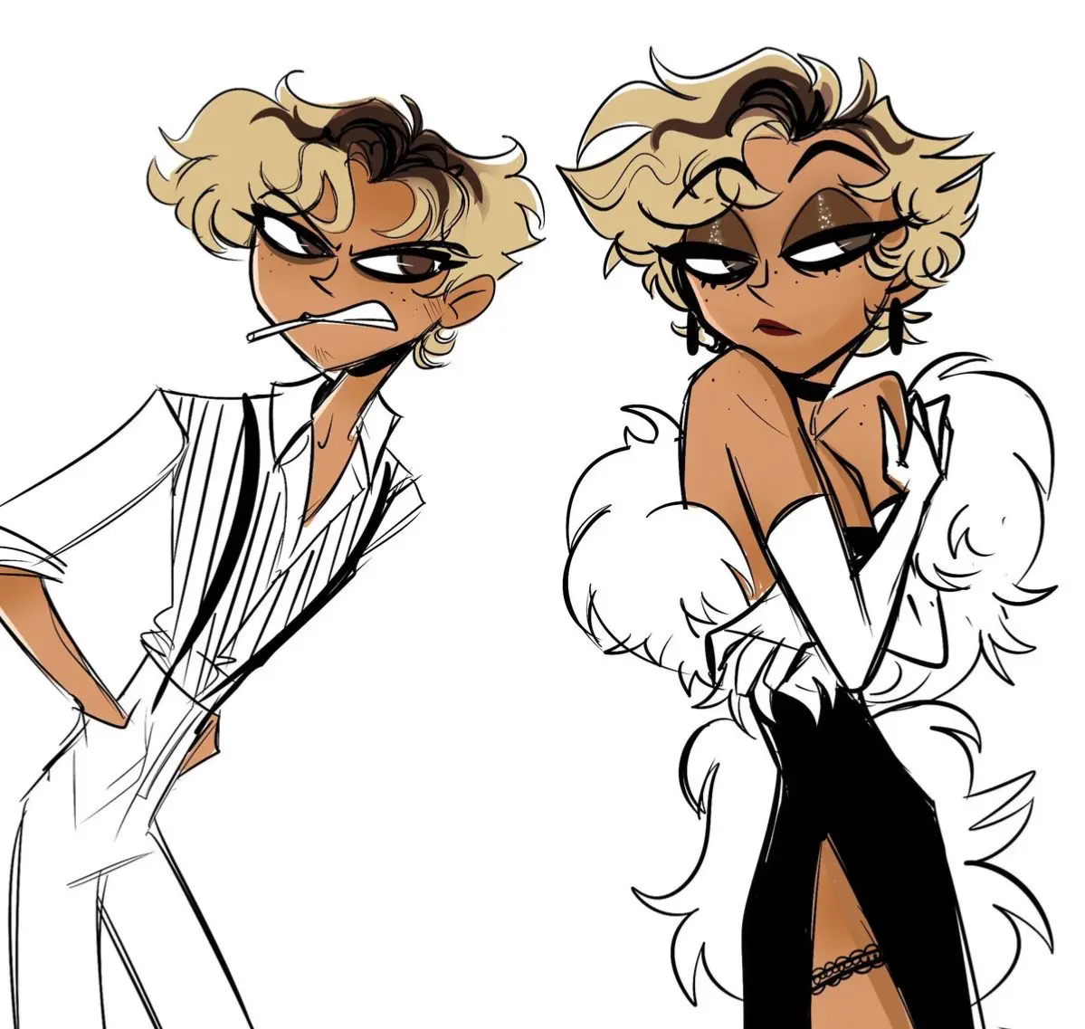 Avatar of Angel Dust | Human AU