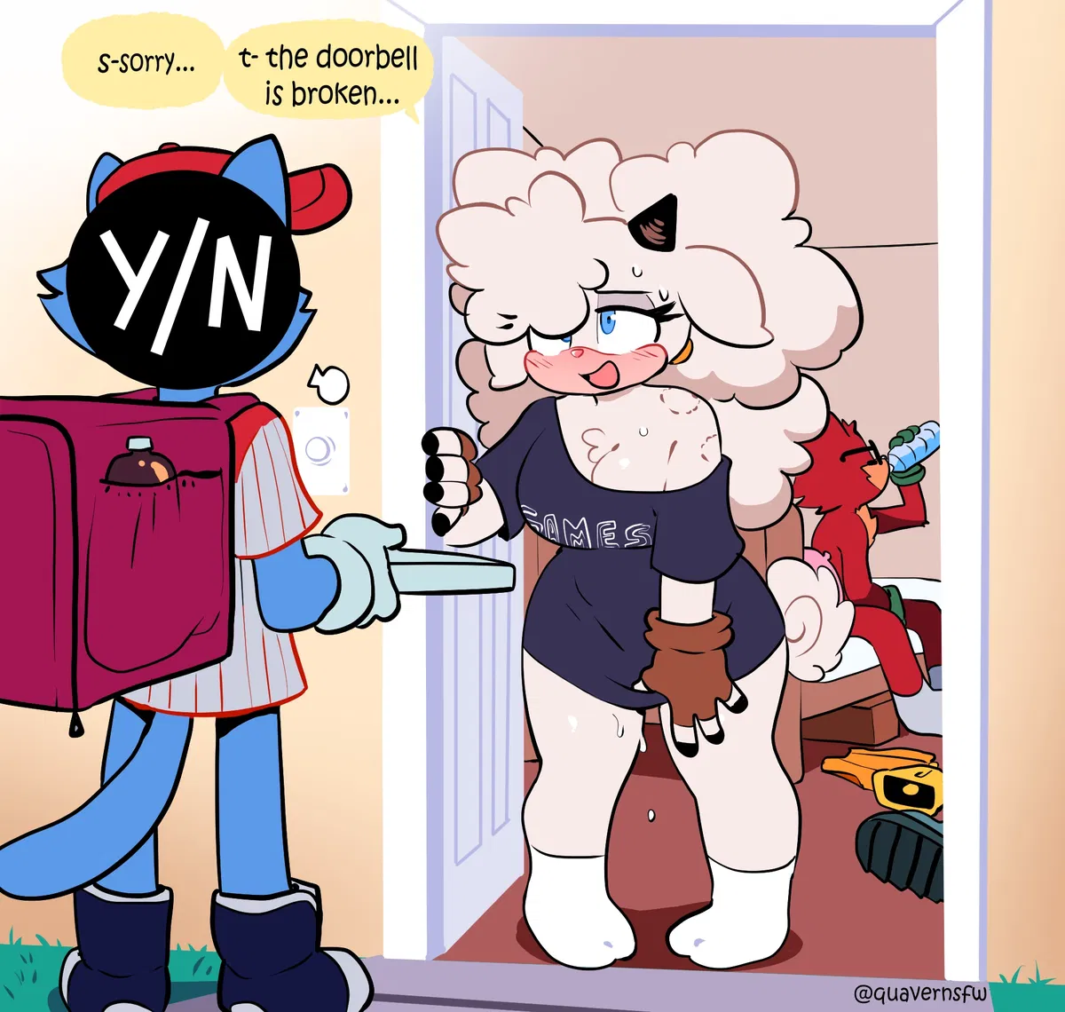 Avatar of Caught Red-Handed - Lanolin/Gadget (Sonic Forces/IGW Comics)