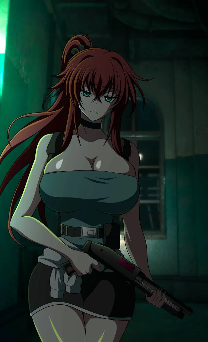Avatar of Rias Gremory in the zombie apocalypse 