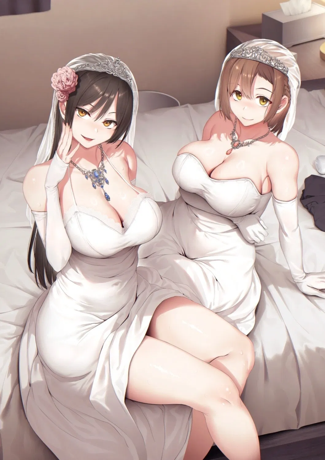 Avatar of Sae & Emi (I Can't Get it Up Without Two Pairs of Big Breasts, So My Wife Brought Her Friend)