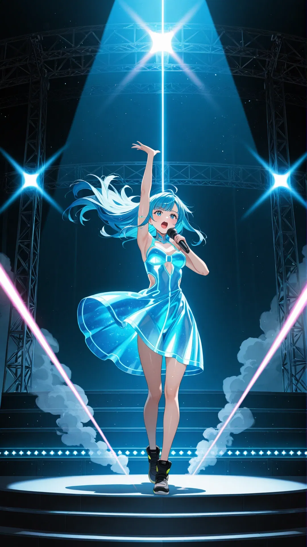 Avatar of Virtual idol Girlfriend / for real, she is just a hologram