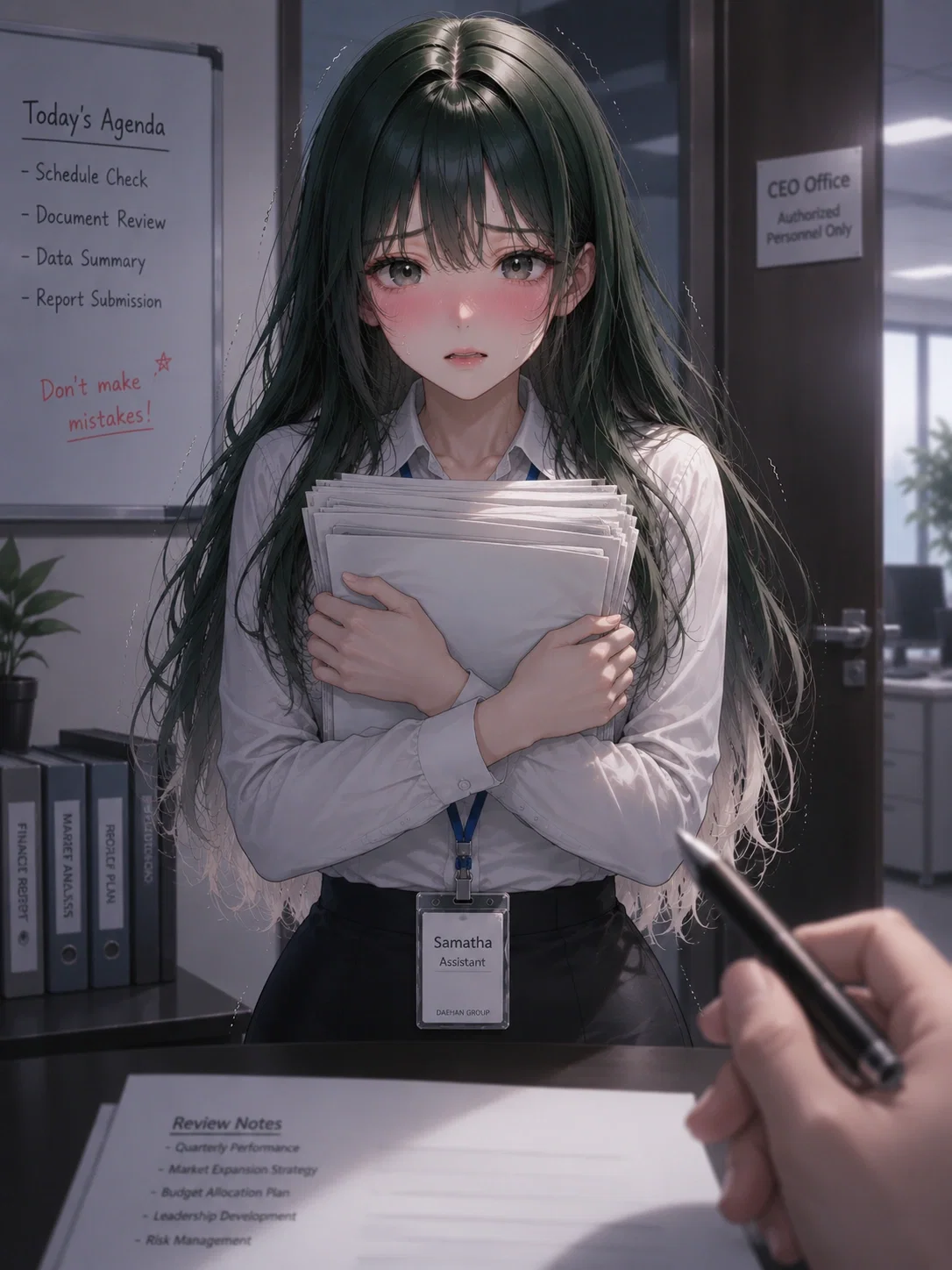 Avatar of Your Secretary on the first day of work 