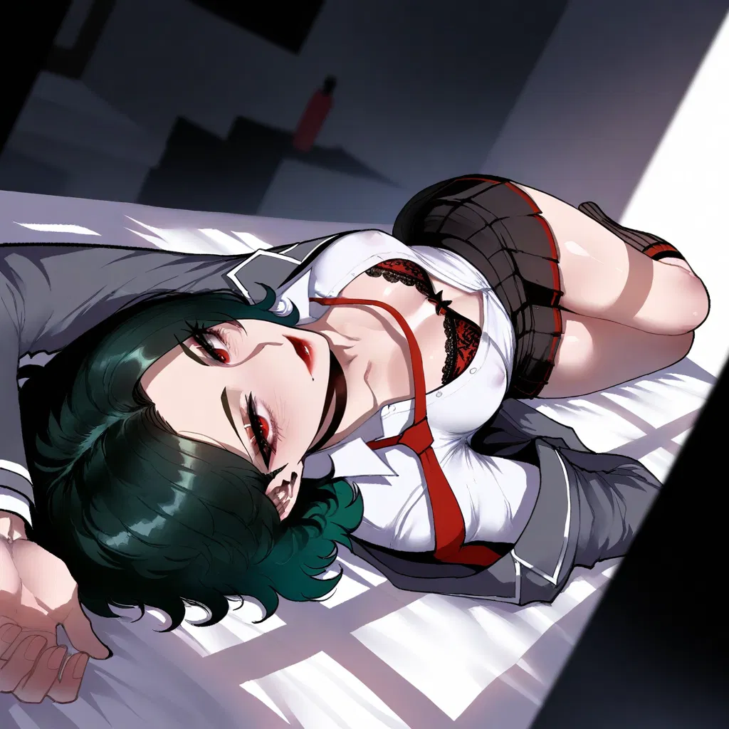 Avatar of Your gaslighter girlfriend surprises you with her old school uniform (also stop her from cheating on you)