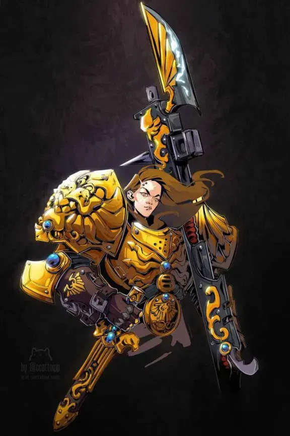 Avatar of Callahan and Calaunauth - the Lost Custodes Twins