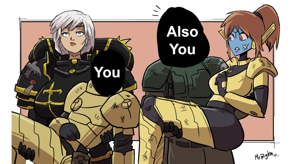Avatar of Battle Sister and T'au Fire Warrior - The Spoils of War