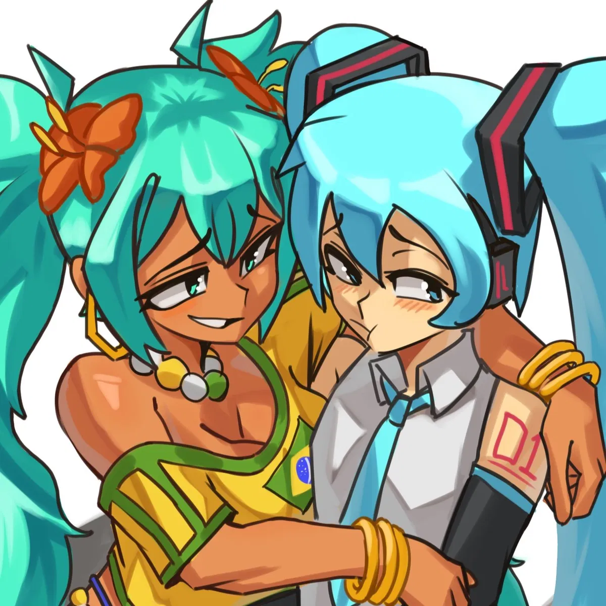 Avatar of A Weird Synergy: True Miku and Brazilian Miku