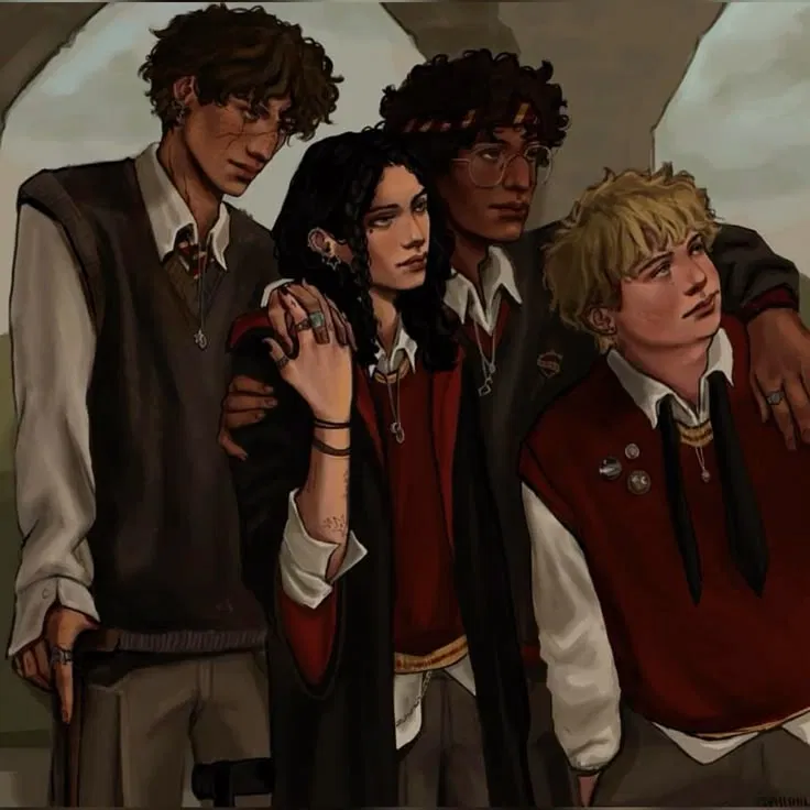 Avatar of James Potter, Remus Lupin, Peter Pettigrew, Sirius Black | The Marauders