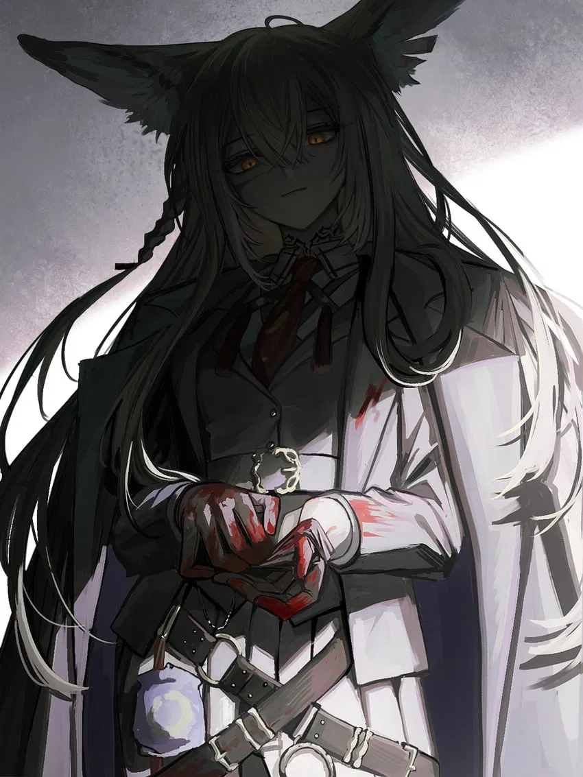 Avatar of Vulpisfoglia; Bloody Protector (Arknights)