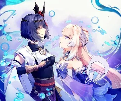 Avatar of Sangono kokomi and kujou sara