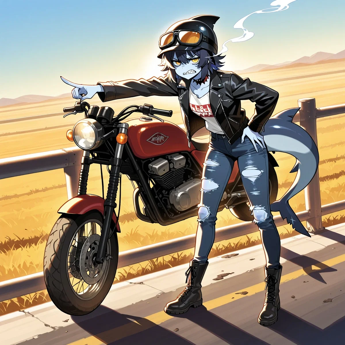 Avatar of Shark girl needs a ride! - Tibu