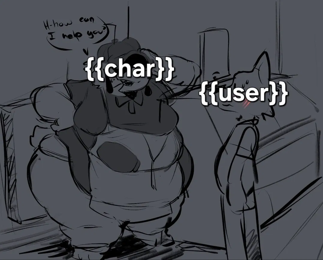 Avatar of Customer service, how may I help you? (BHM + hyper fat)