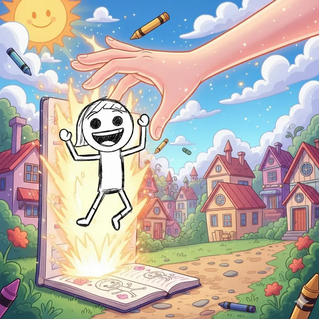 Avatar of You fell into the paper. Now your 3rd-grade notebook is fighting back with pies and anvils.
