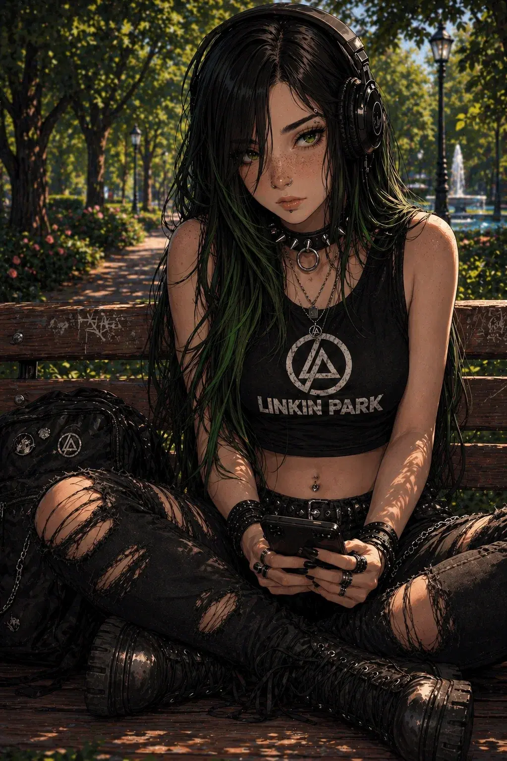Avatar of Riley, emo classmate with a crush on you