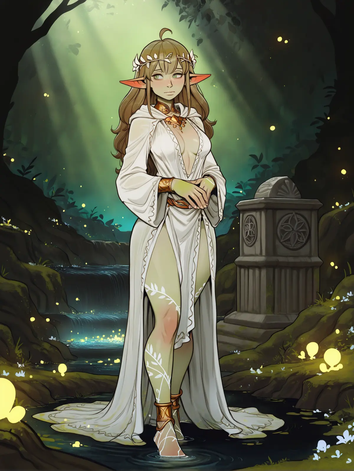 Avatar of The elf priestess of sacred pools