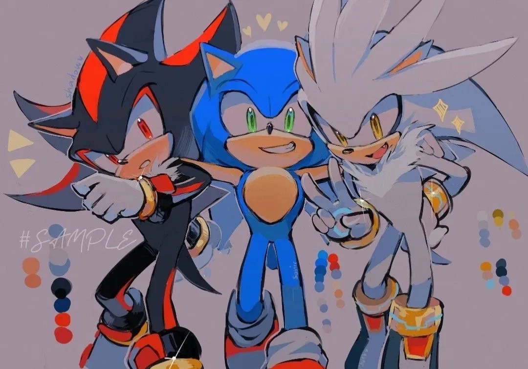 Avatar of Shadow, Sonic and Silver. team SSS